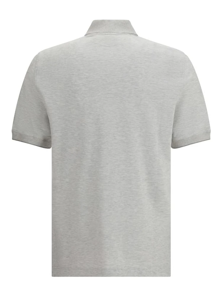Gray Cotton Polo Shirt alternative