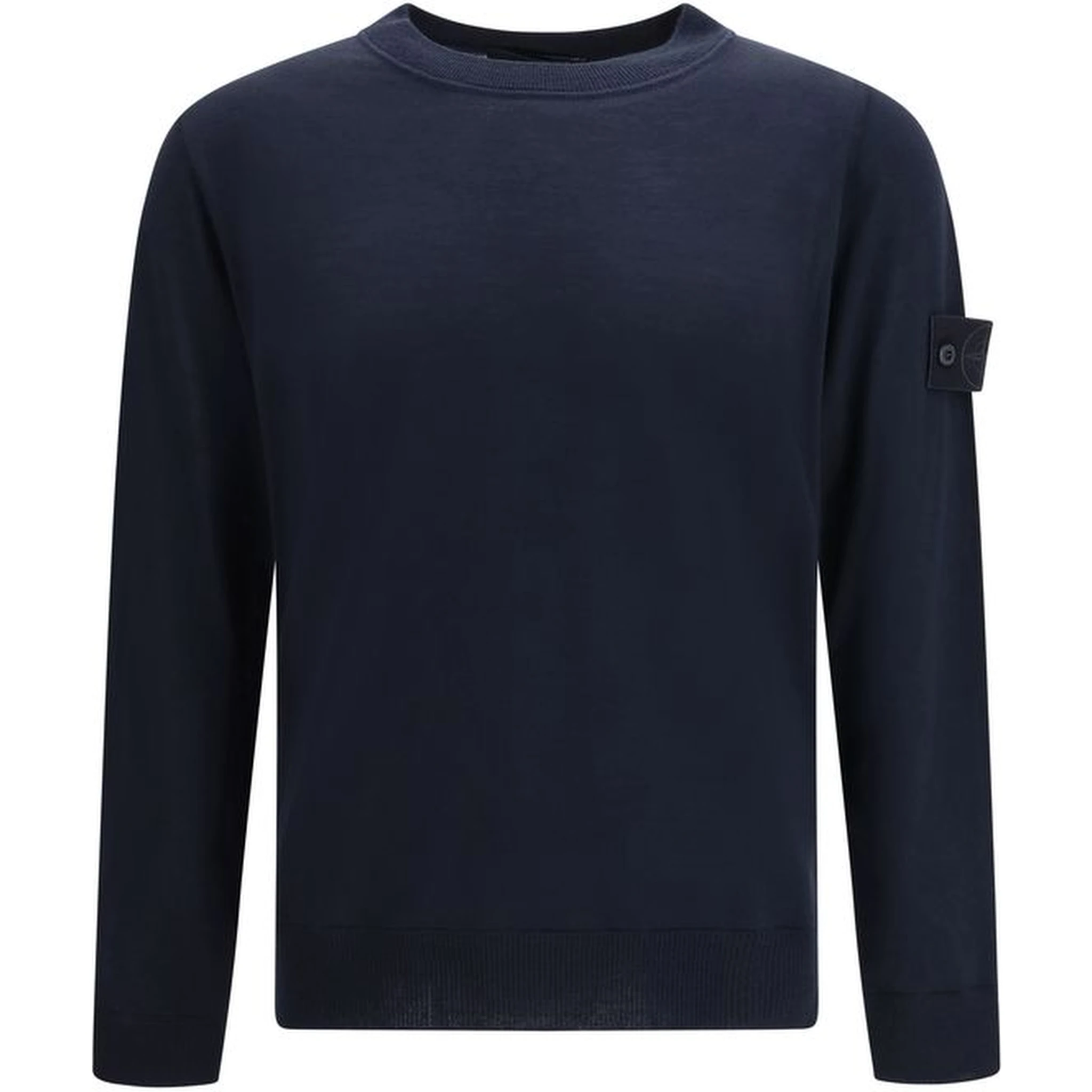 Blue Fleece Wool Sweatshirt
