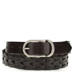 Black Calf Leather Bos Taurus Belt