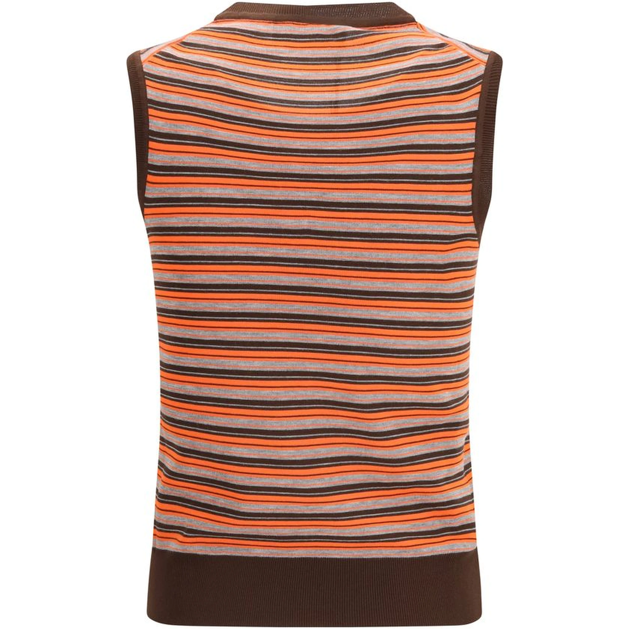 Multicolor Wool Sleeveles Sweater