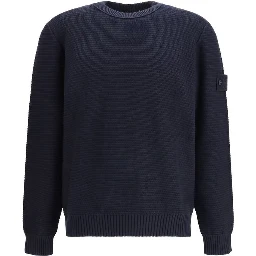 Blue Cotton Sweatshirt