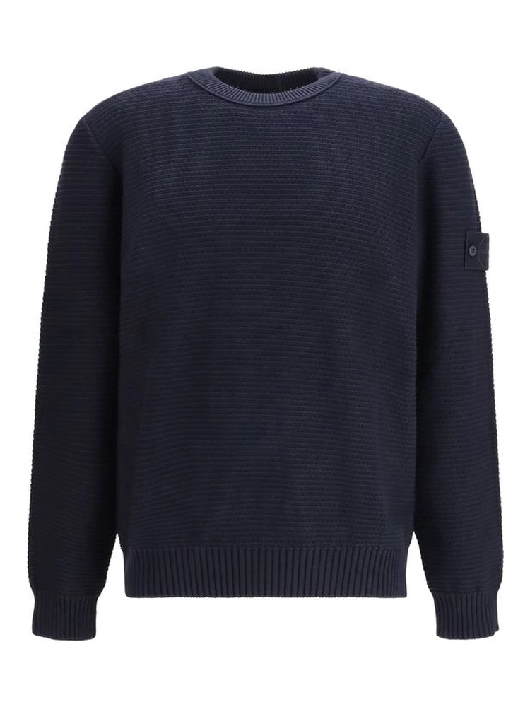 Blue Cotton Sweatshirt