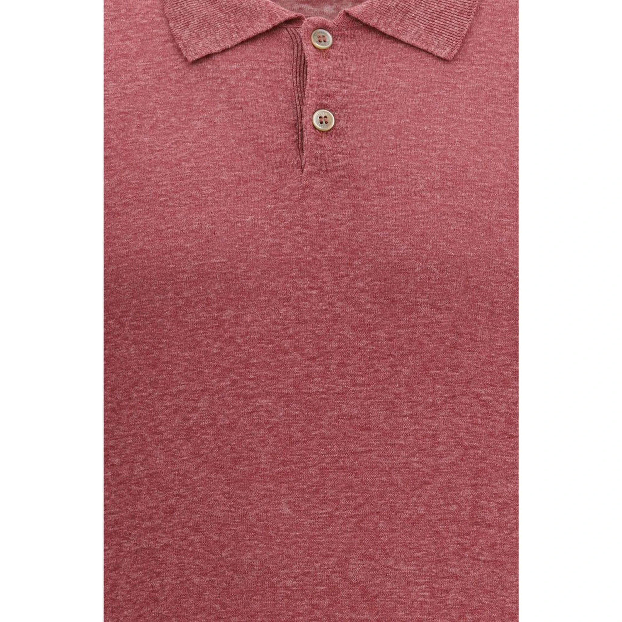 Multicolor Linen Polo Shirt
