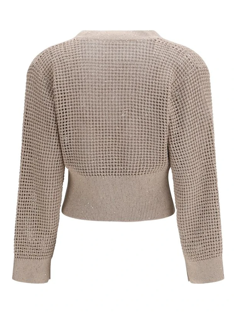 Beige Cotton Cardigan alternative