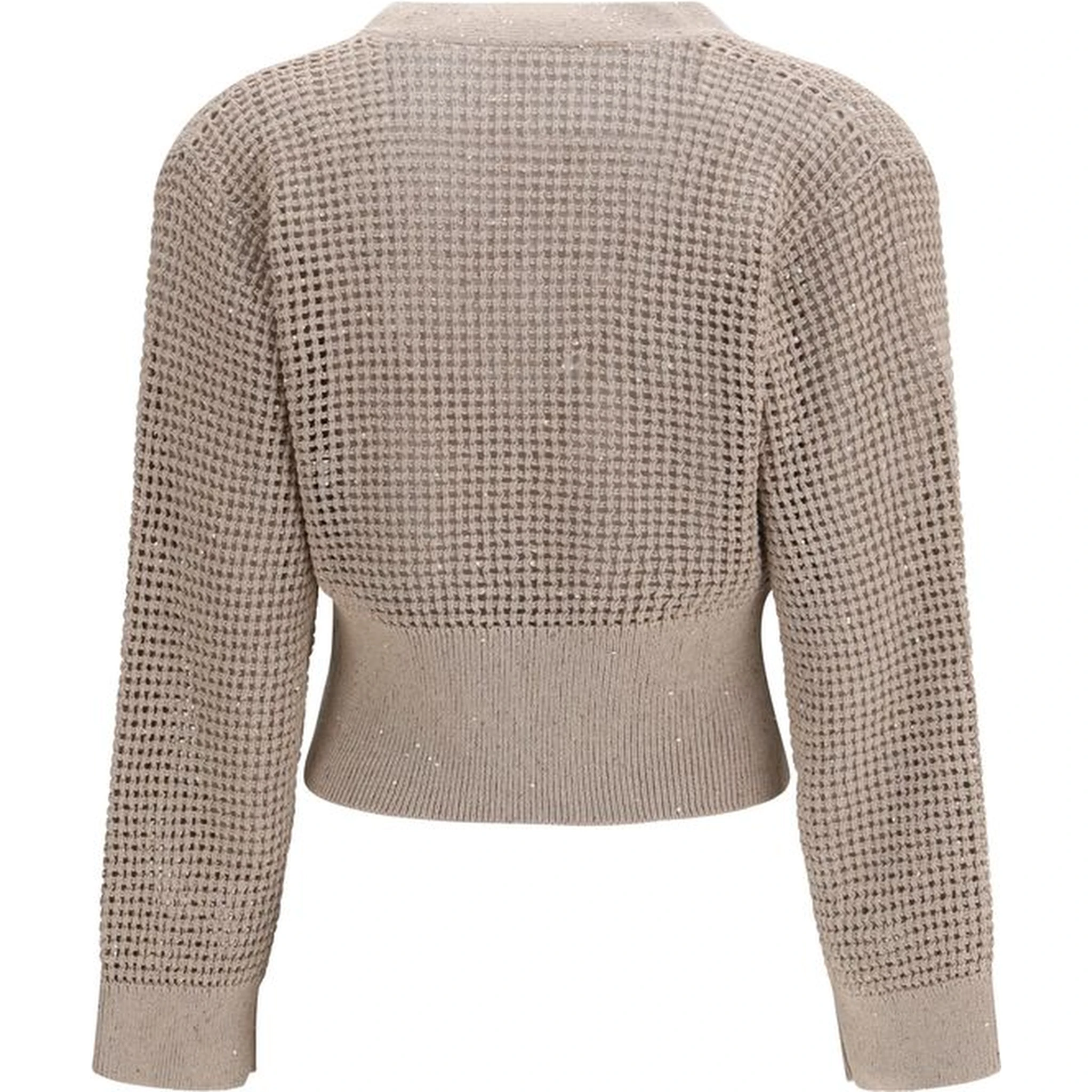 Beige Cotton Cardigan