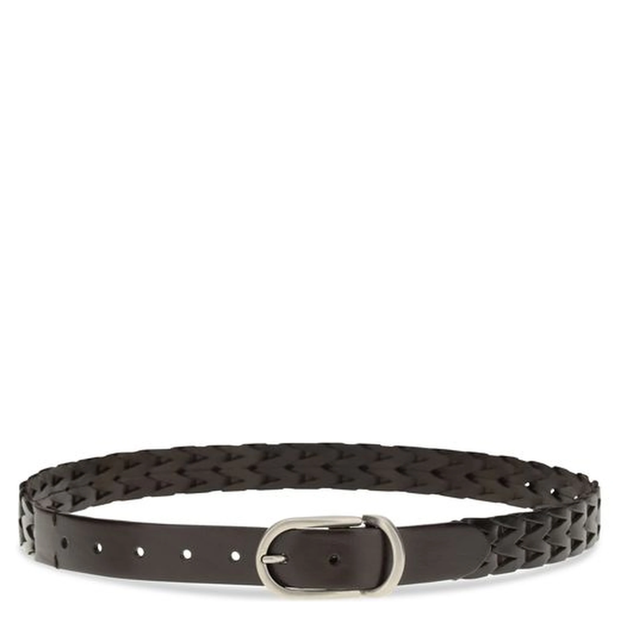 Black Calf Leather Bos Taurus Belt