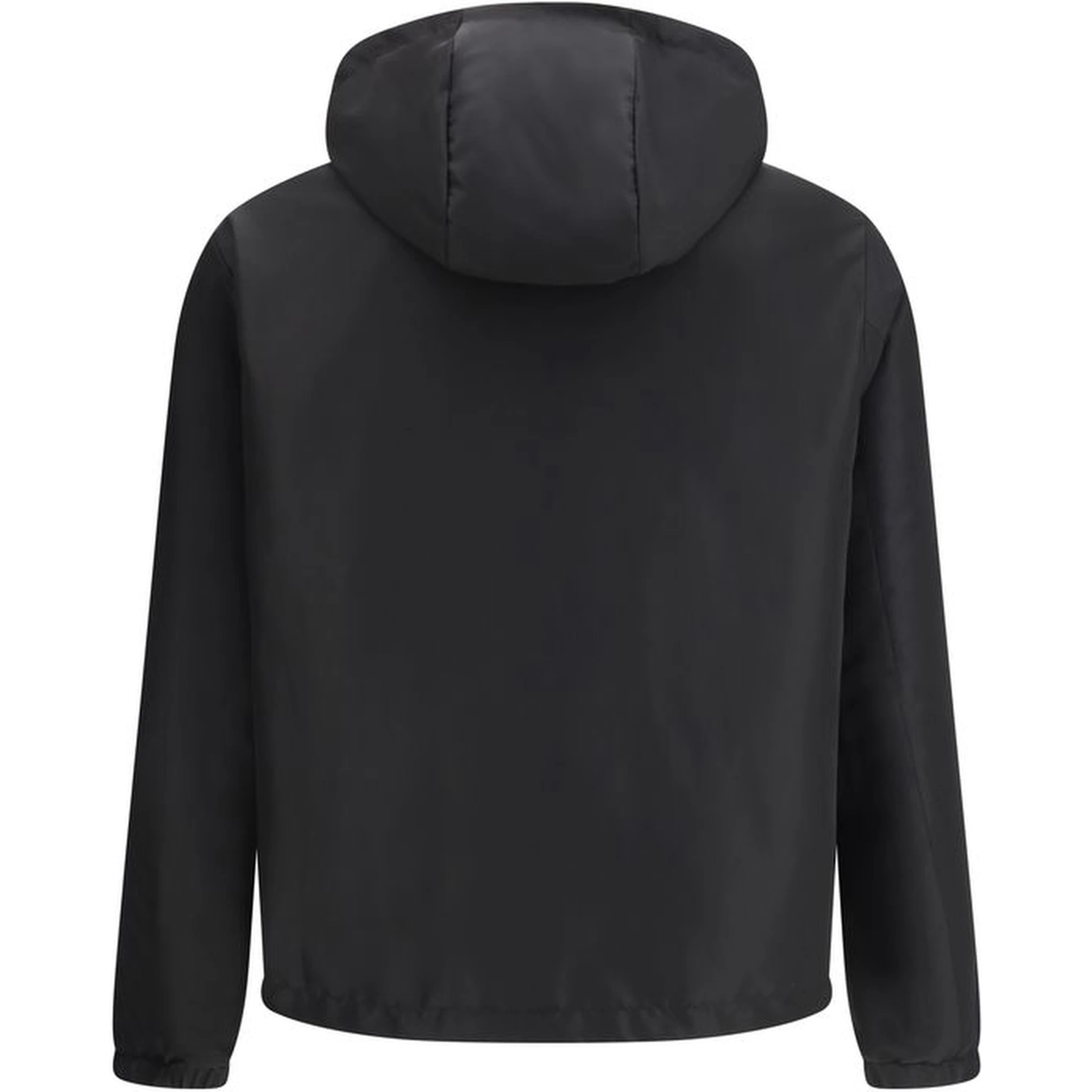 Black Polyester Shell Jacket