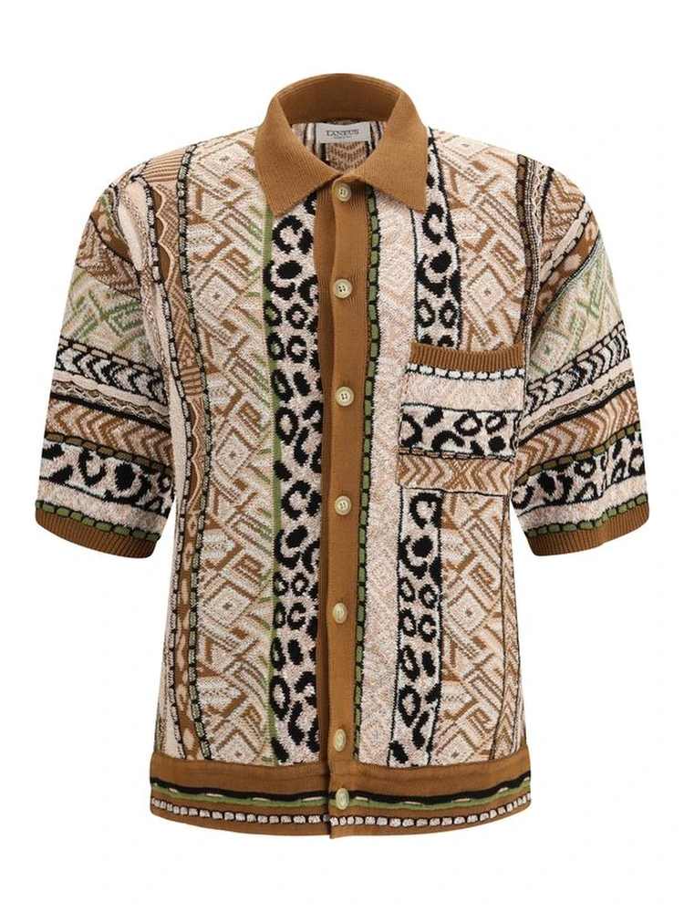 Multicolor Cotton Pattern Shirt