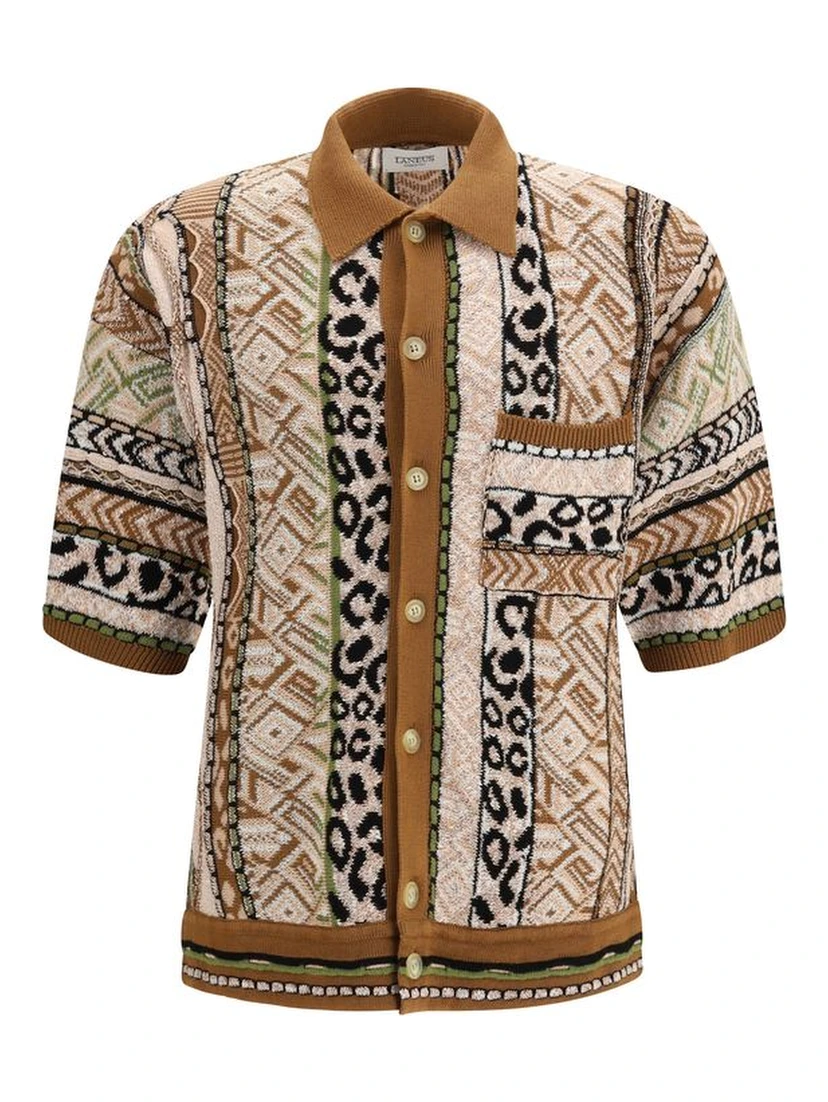 Multicolor Cotton Pattern Shirt