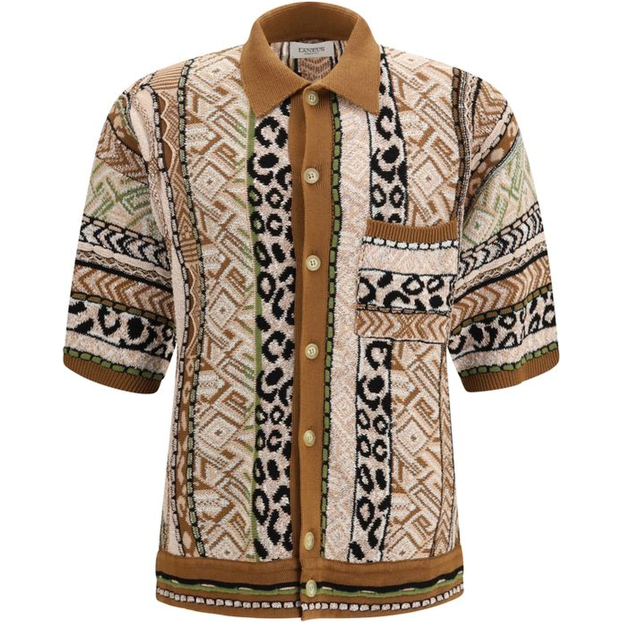 Multicolor Cotton Pattern Shirt
