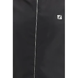 Black Polyester Shell Jacket