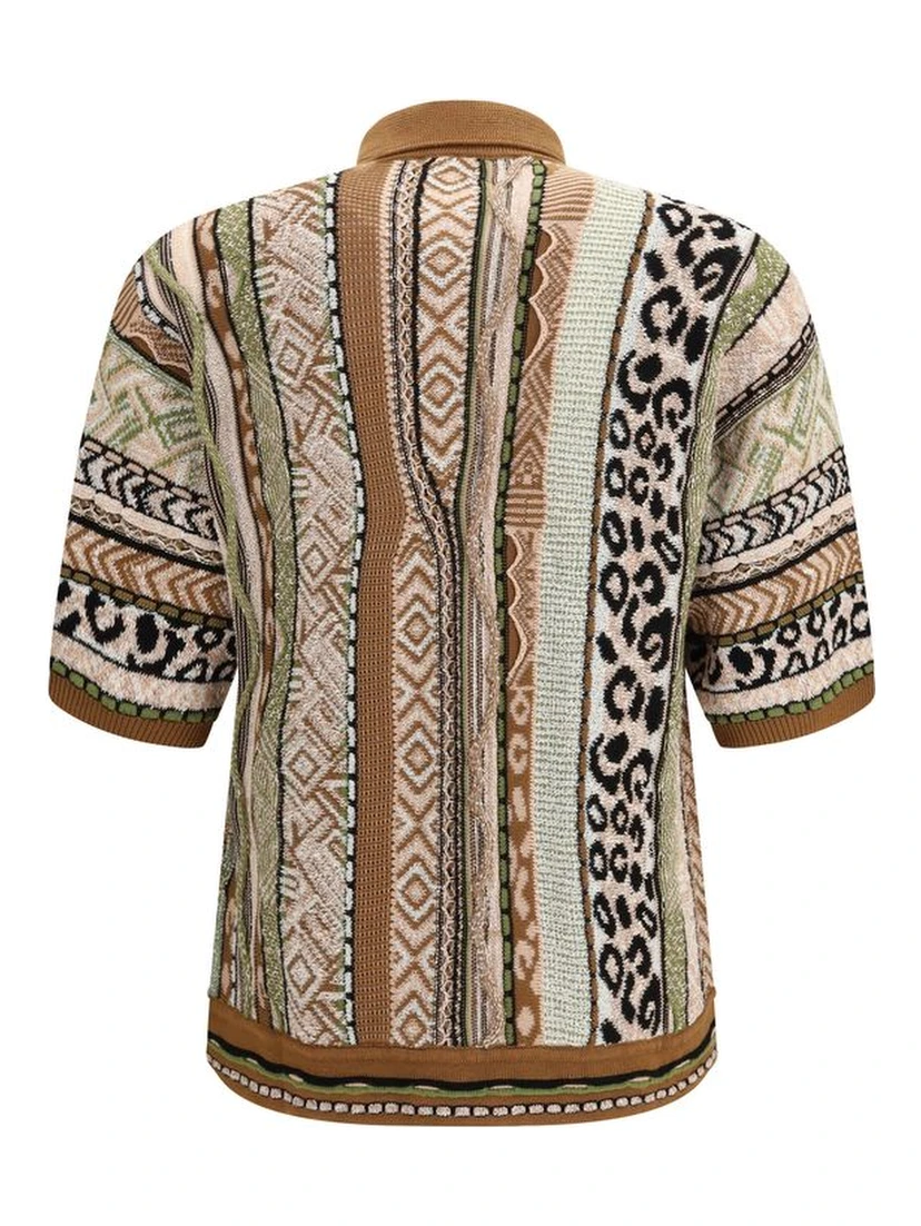 Multicolor Cotton Pattern Shirt