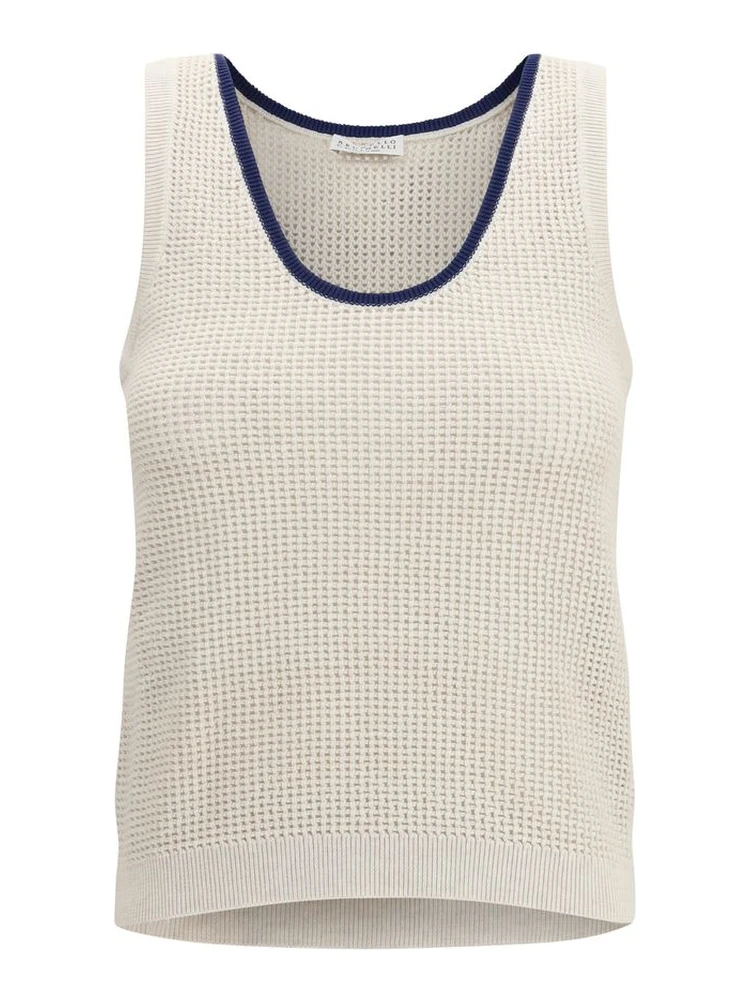 Beige Cotton Top