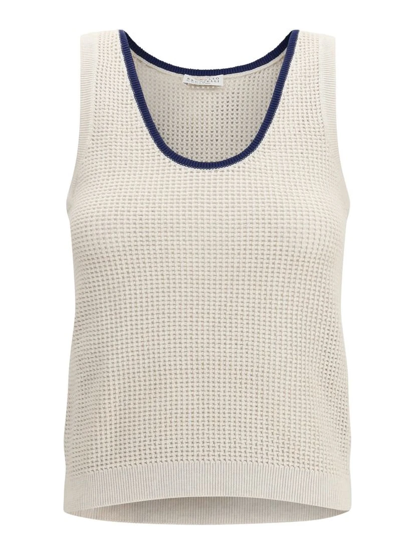 Beige Cotton Top