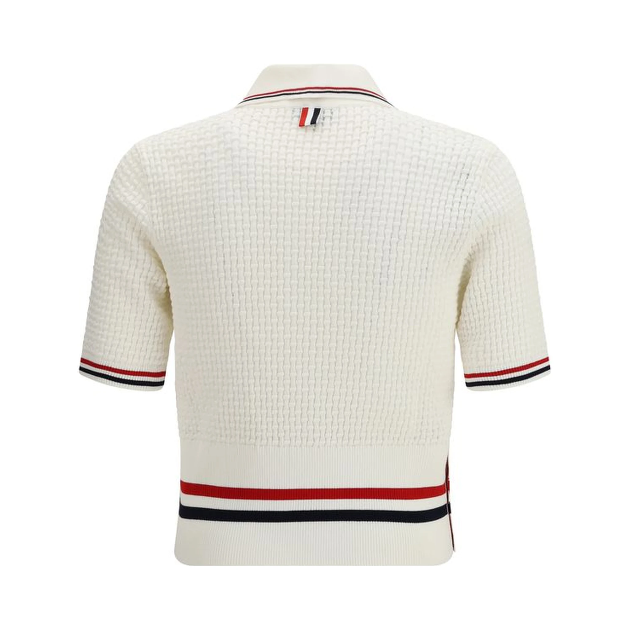 White Cotton Polo Shirt