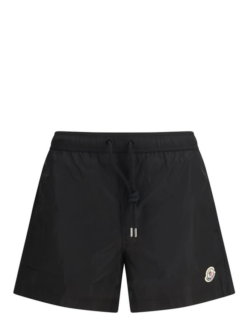 Black Polyamide Swim Shorts