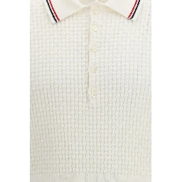 White Cotton Polo Shirt