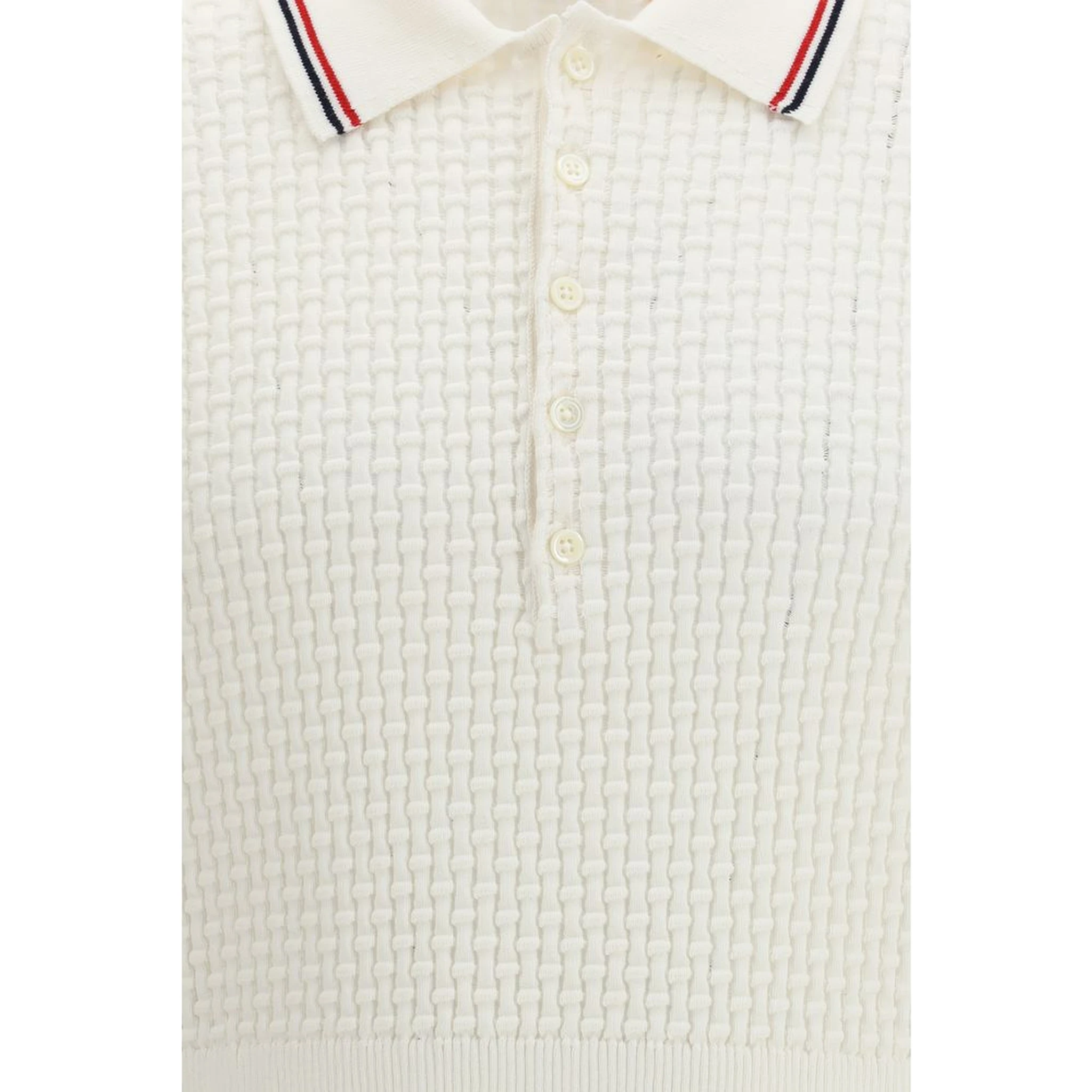 White Cotton Polo Shirt