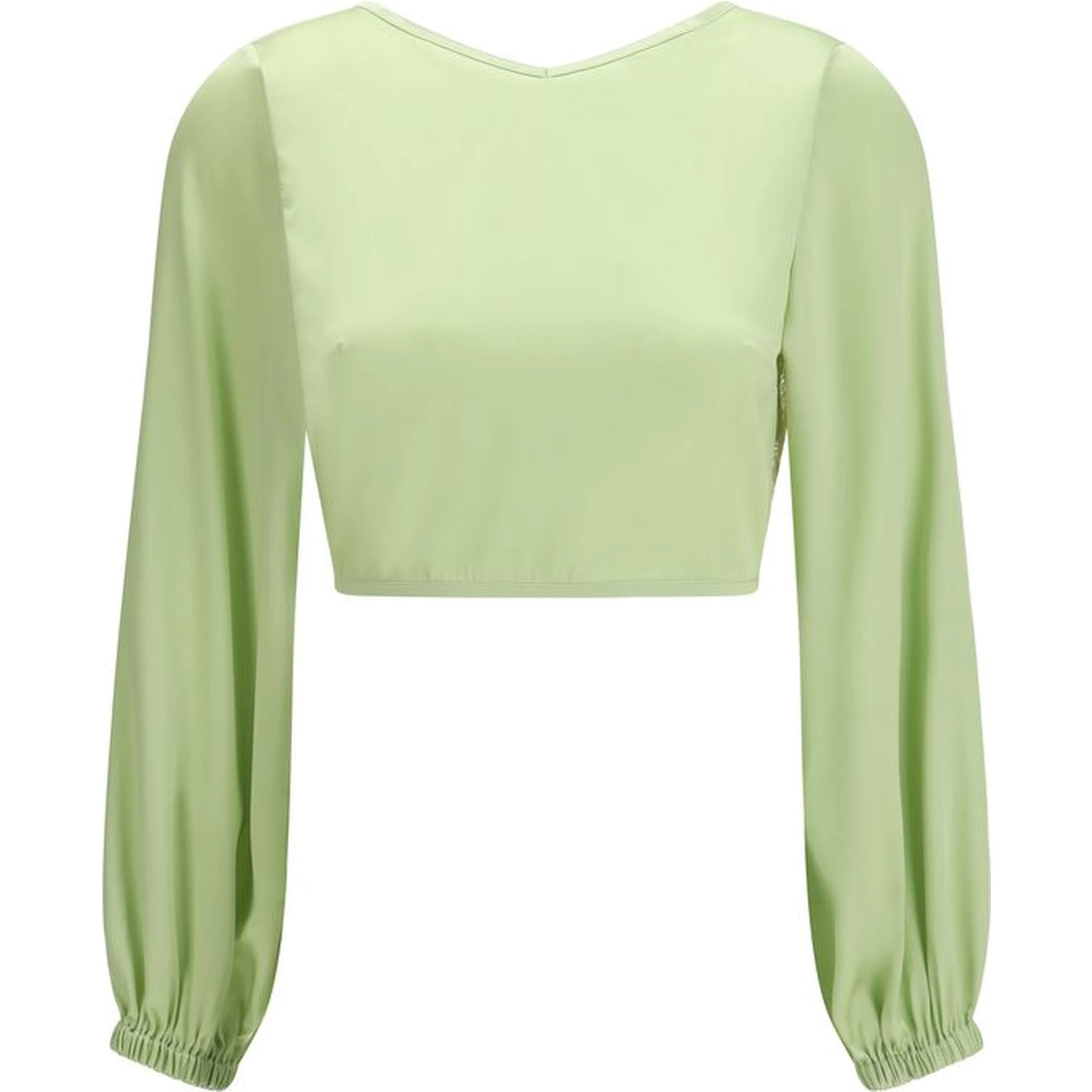 Bicolor Silk Blouse