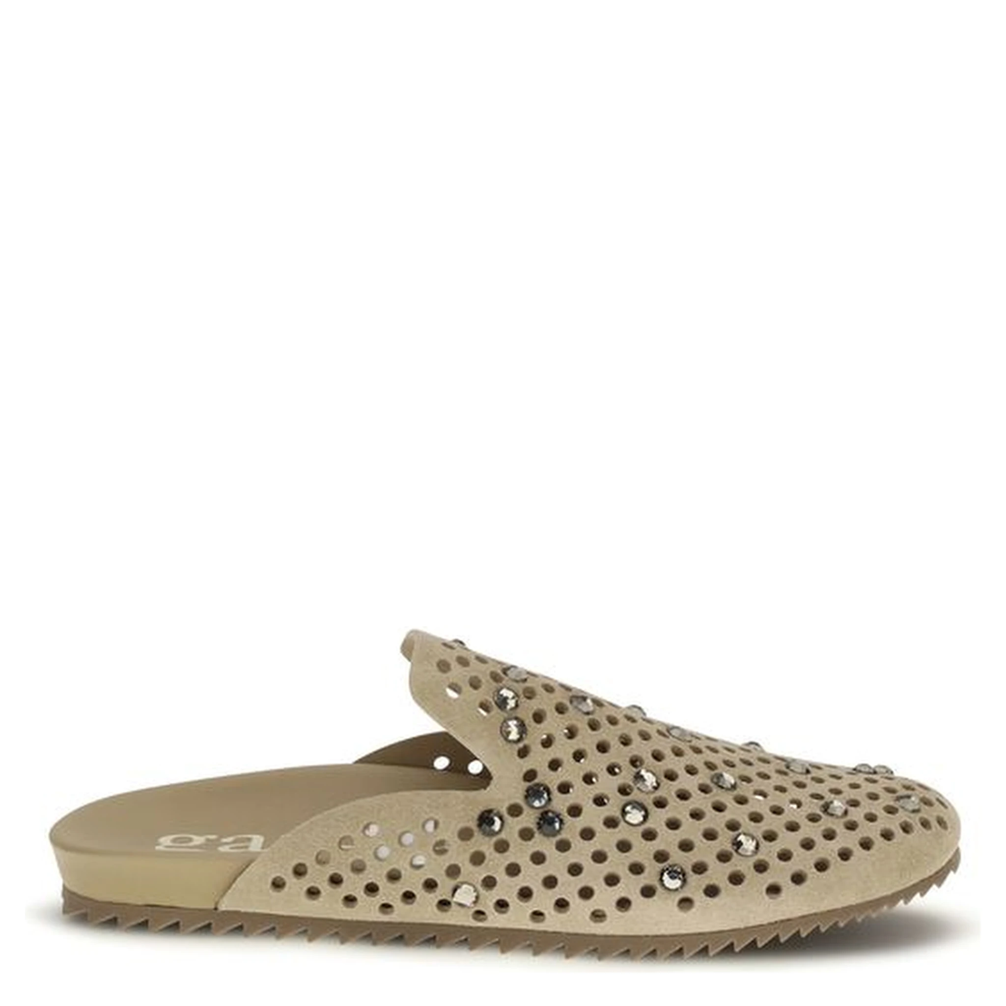 Beige Calf Leather Bos Taurus Mules