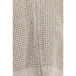 Beige Cotton Cardigan