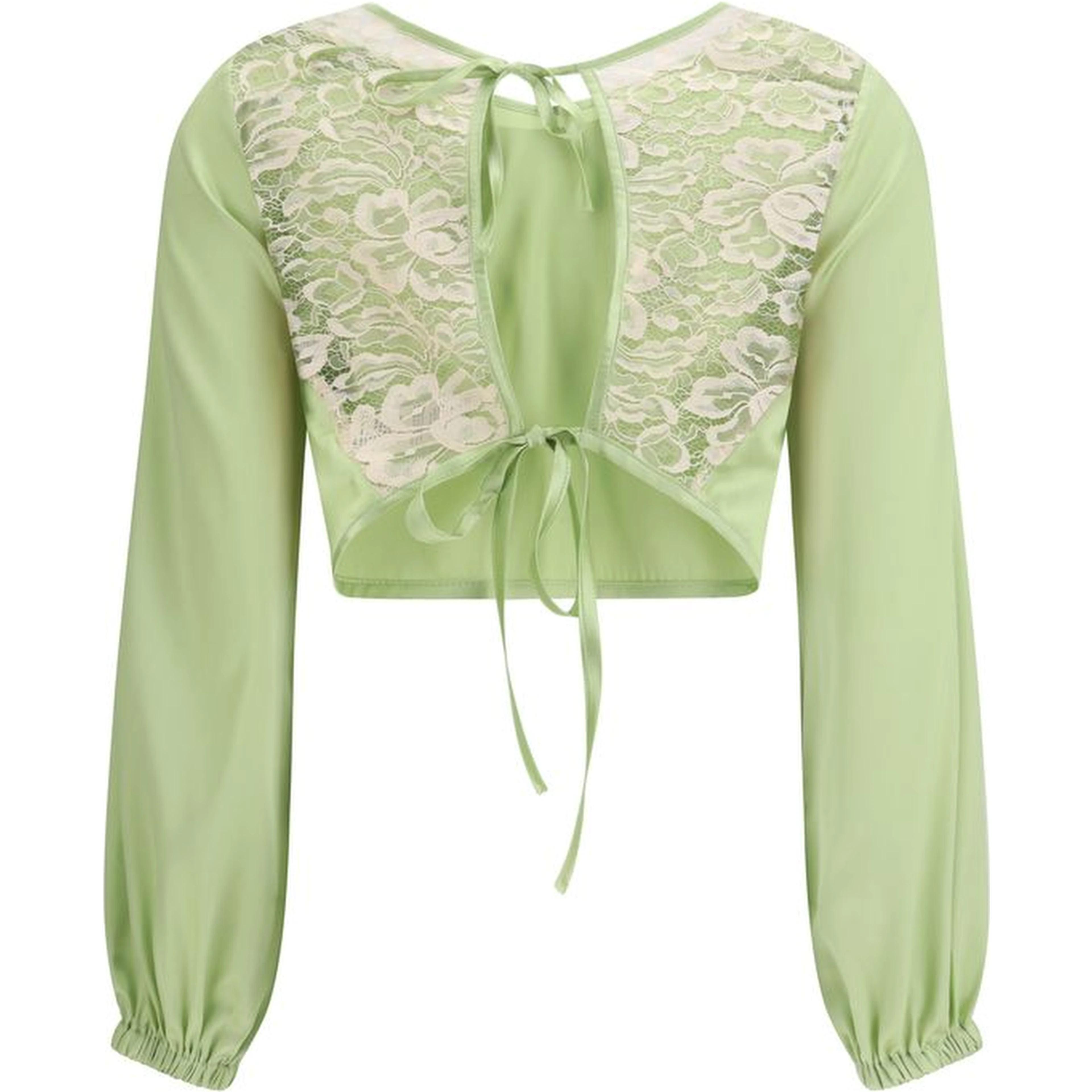 Bicolor Silk Blouse