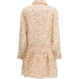 Multicolor Ramie Casual Dress