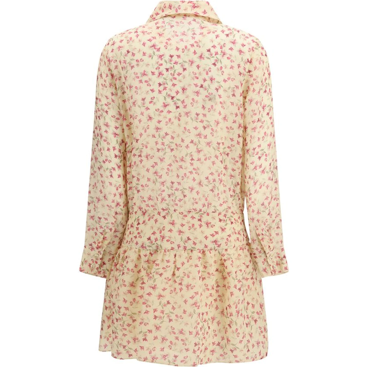 Multicolor Ramie Casual Dress