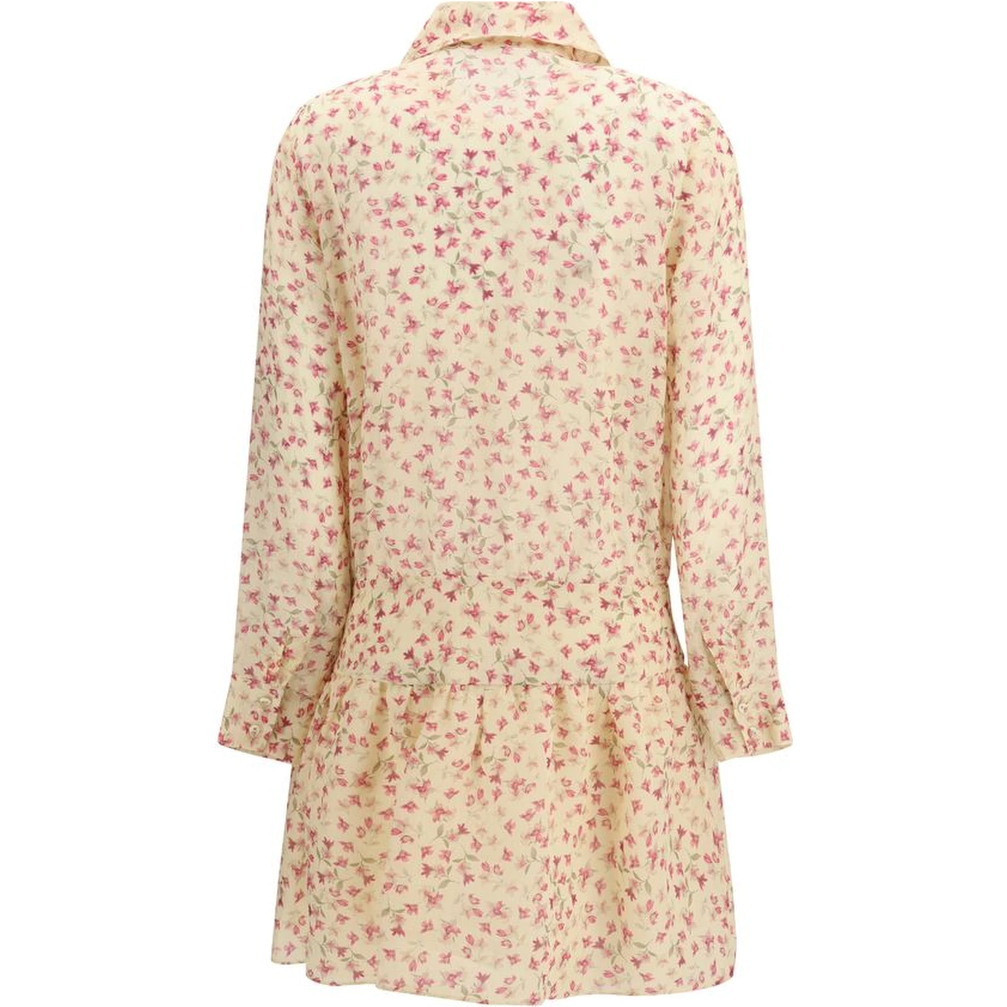 Multicolor Ramie Casual Dress
