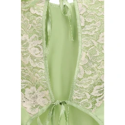 Bicolor Silk Blouse