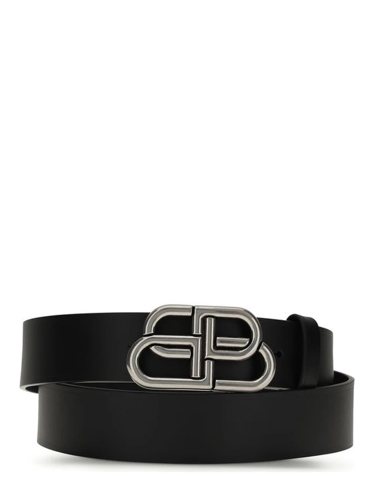 Black Calf Leather Bos Taurus Belt