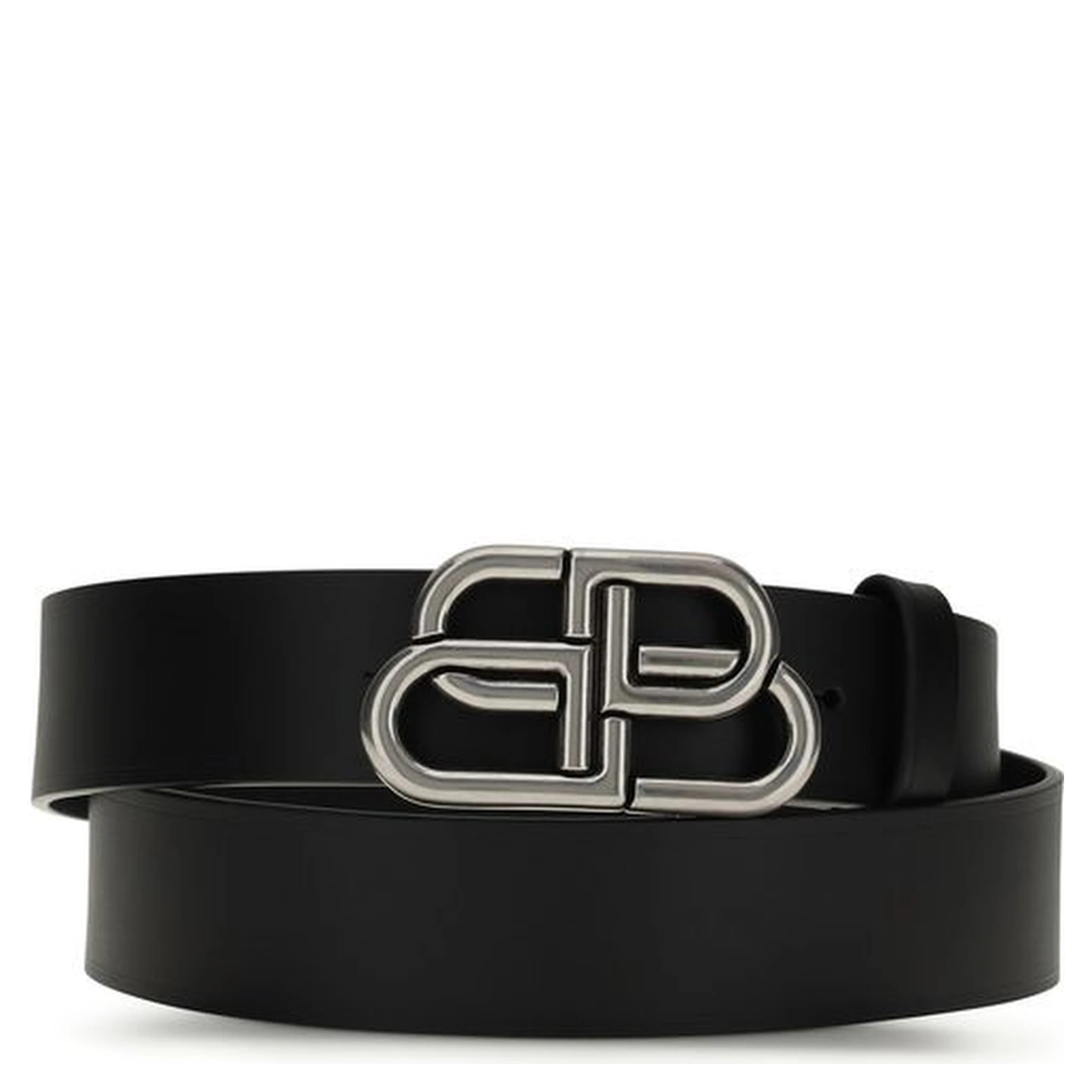 Black Calf Leather Bos Taurus Belt