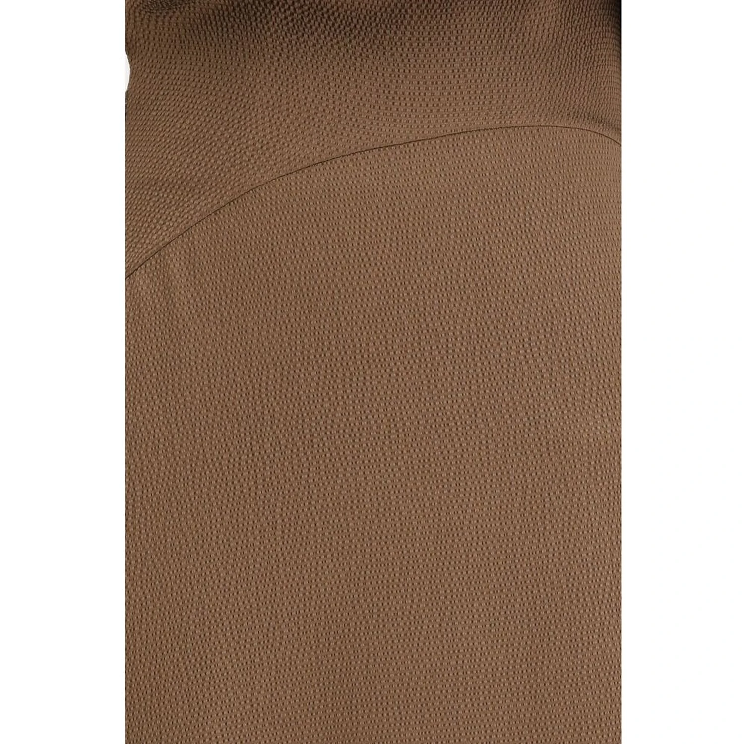 Brown Silk Casual Dress