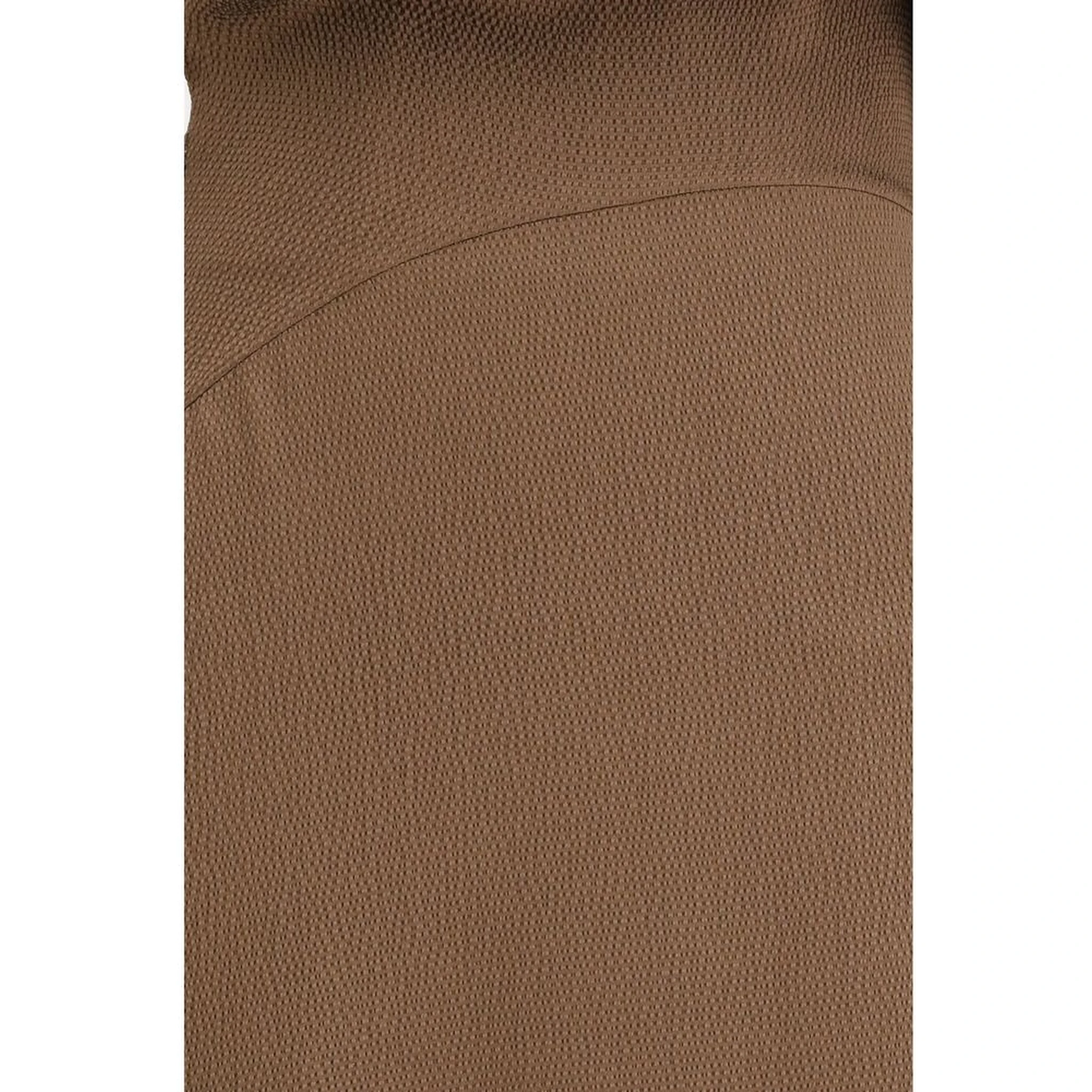 Brown Silk Casual Dress