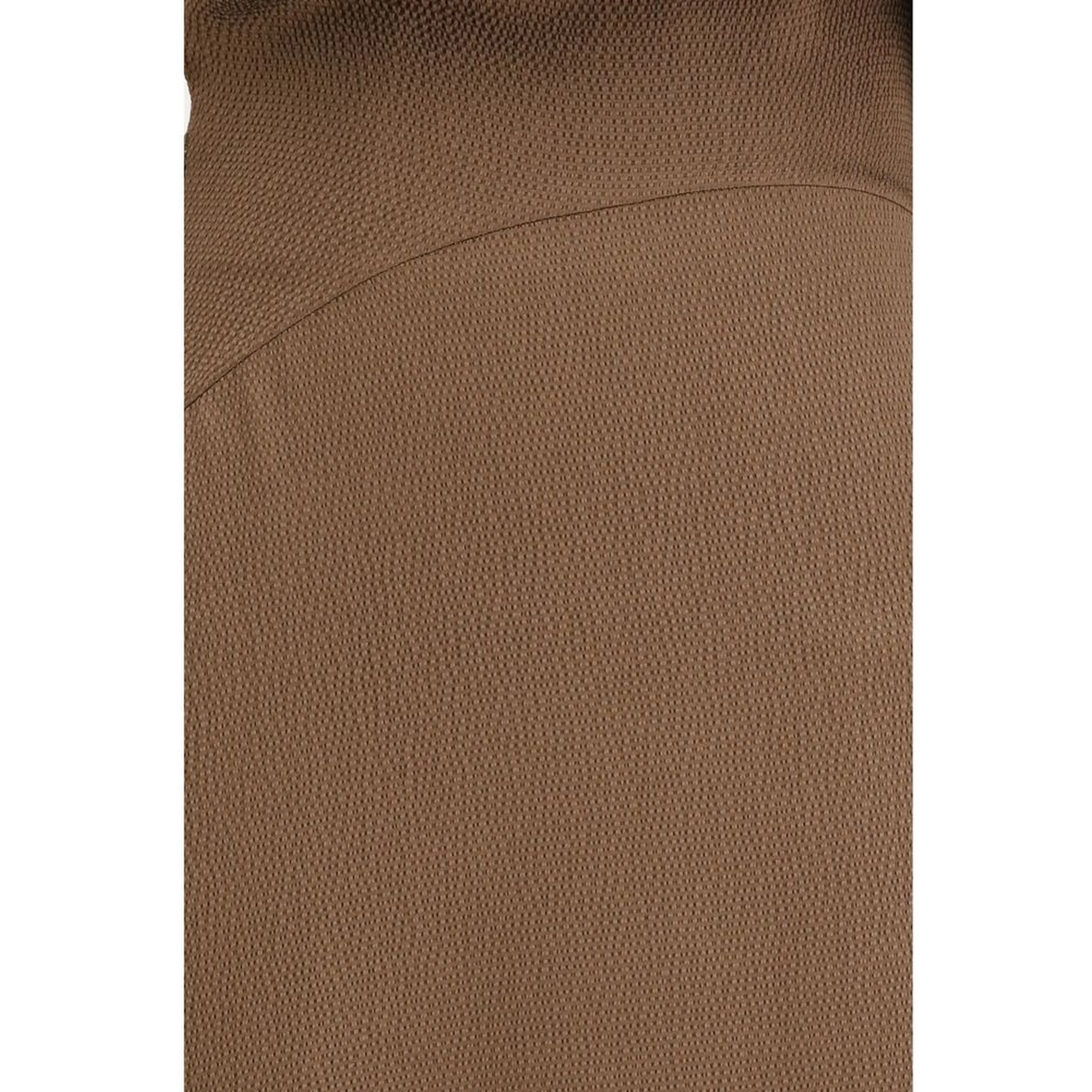Brown Silk Casual Dress