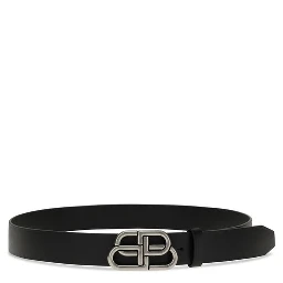 Black Calf Leather Bos Taurus Belt