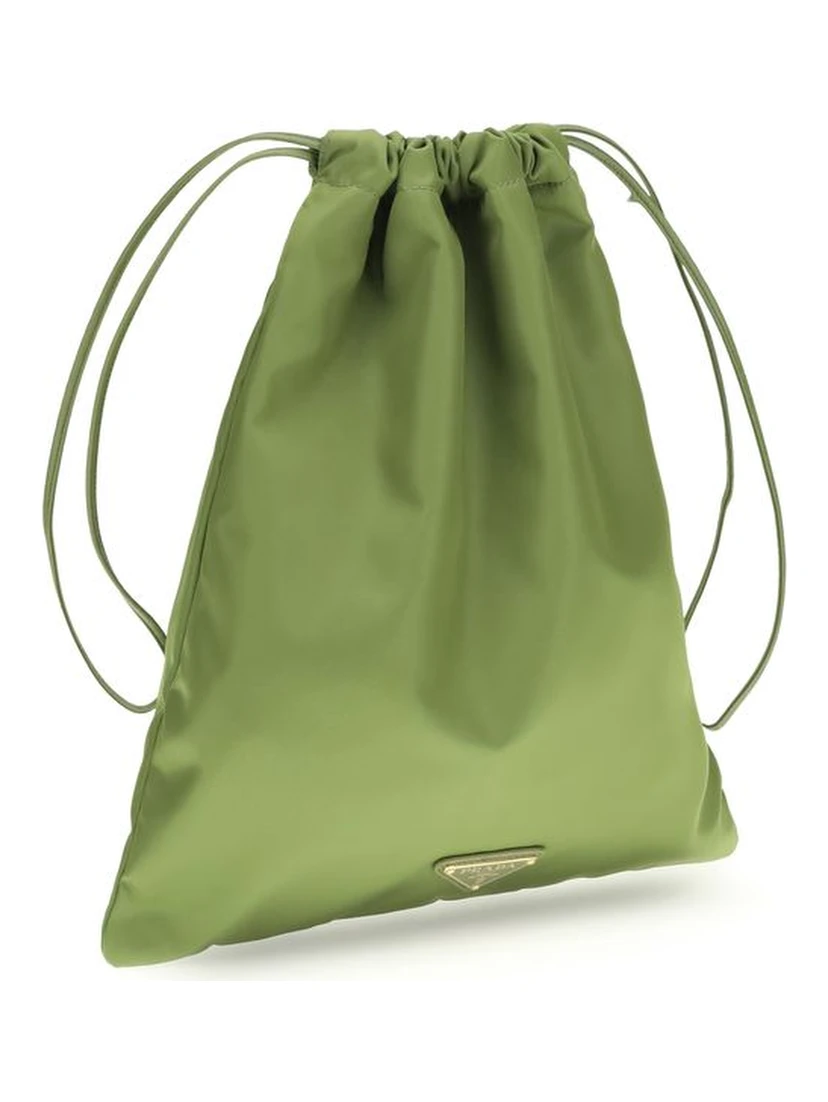 Bicolor Recycled Polyamide Shoulder Bag