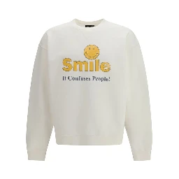 White Cotton Sweatshirt