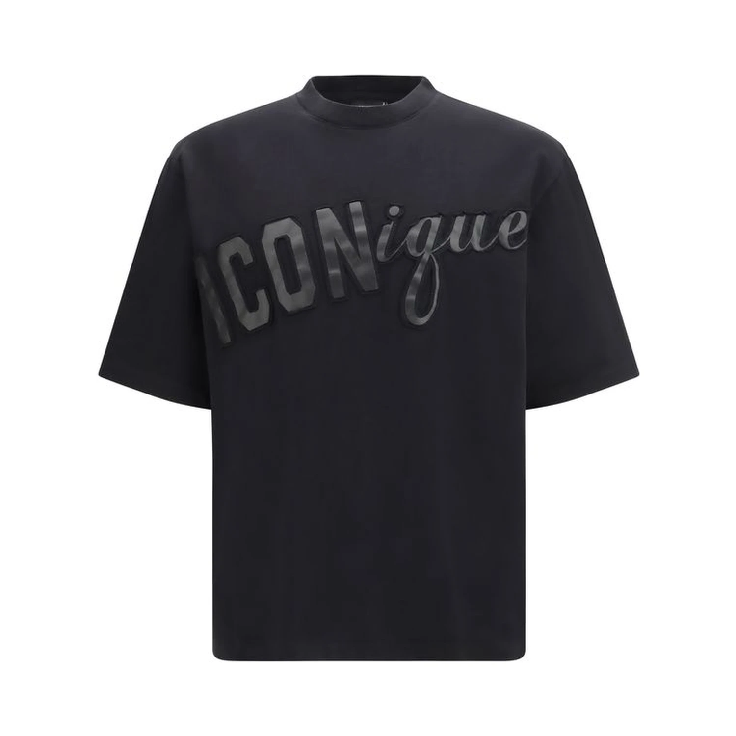 Black Cotton T-Shirt