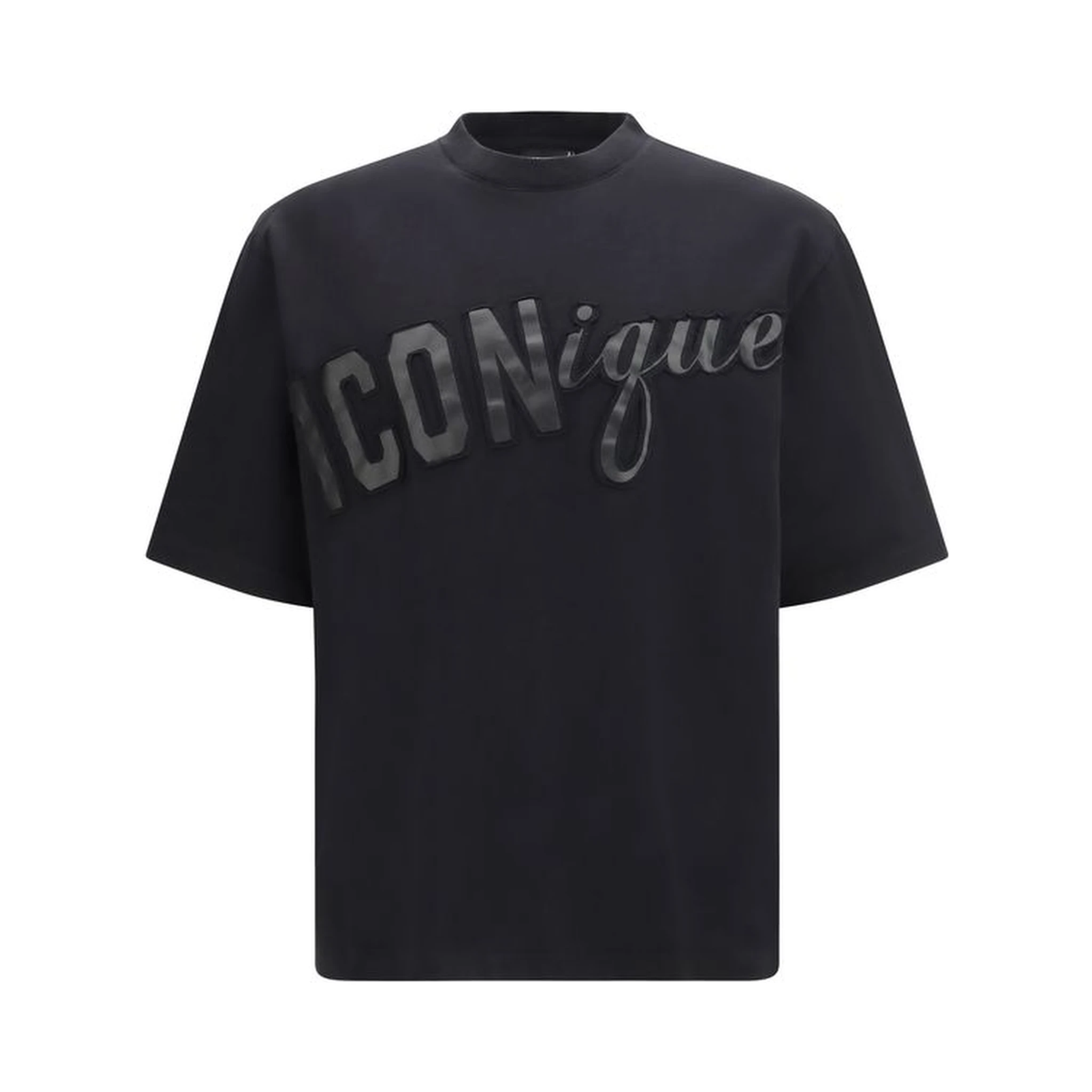 تيشيرت قطني أسود