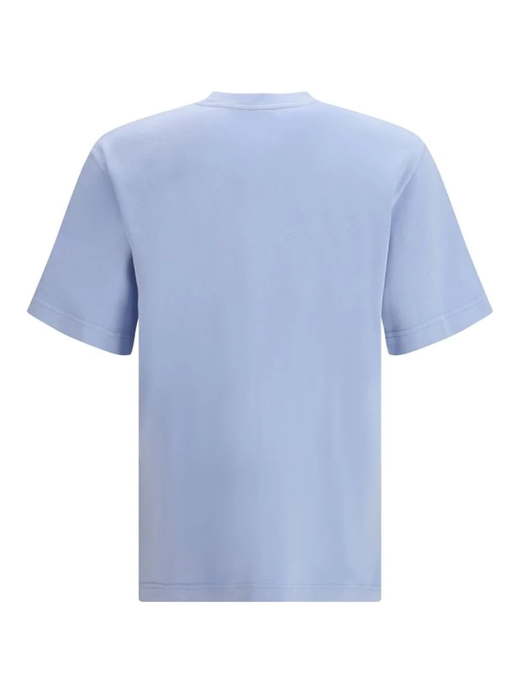 Blue Cotton Sleeveles T-Shirt alternative