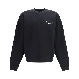 سويت شيرت قطني أسود