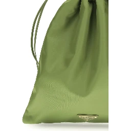 Bicolor Recycled Polyamide Shoulder Bag