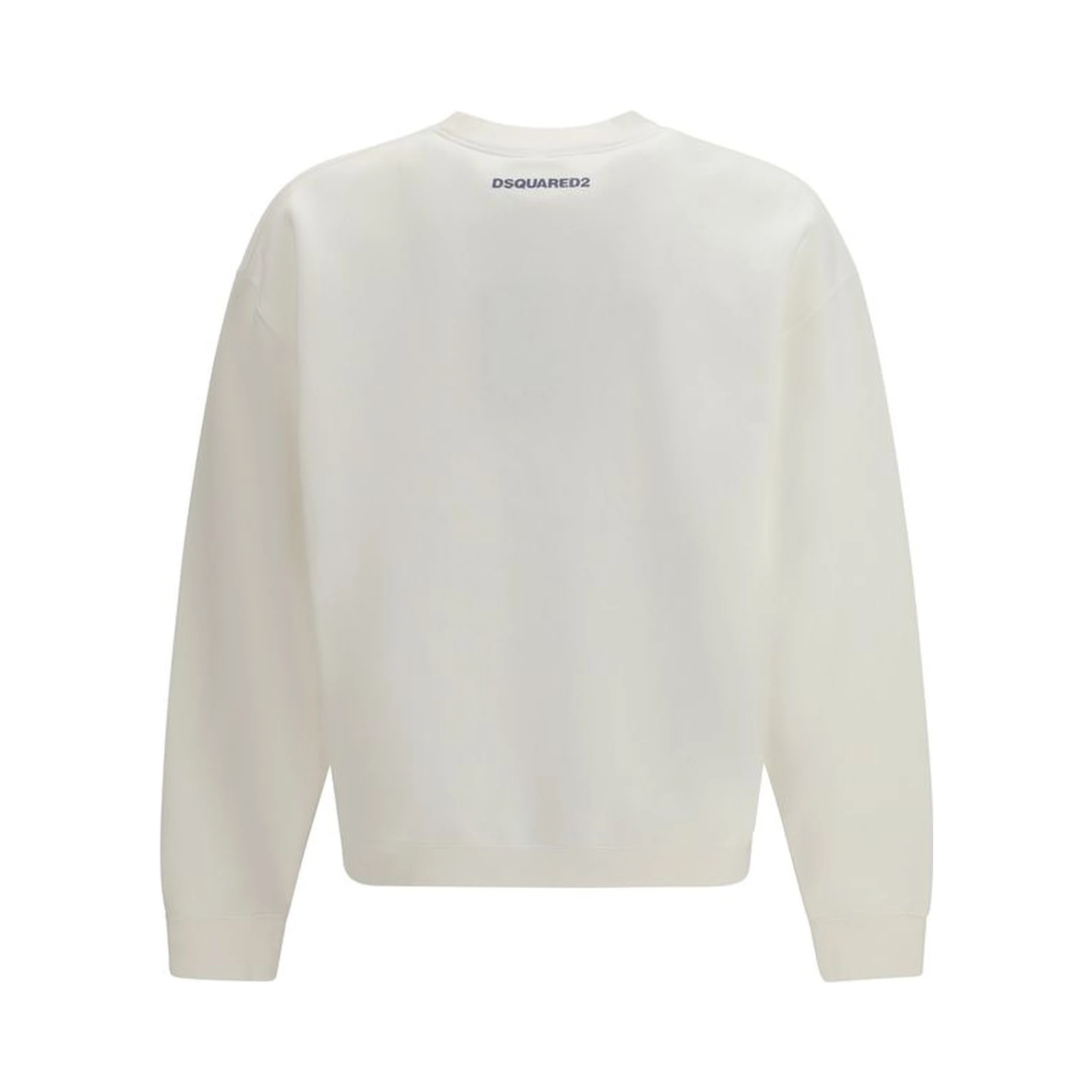 White Cotton Sweatshirt