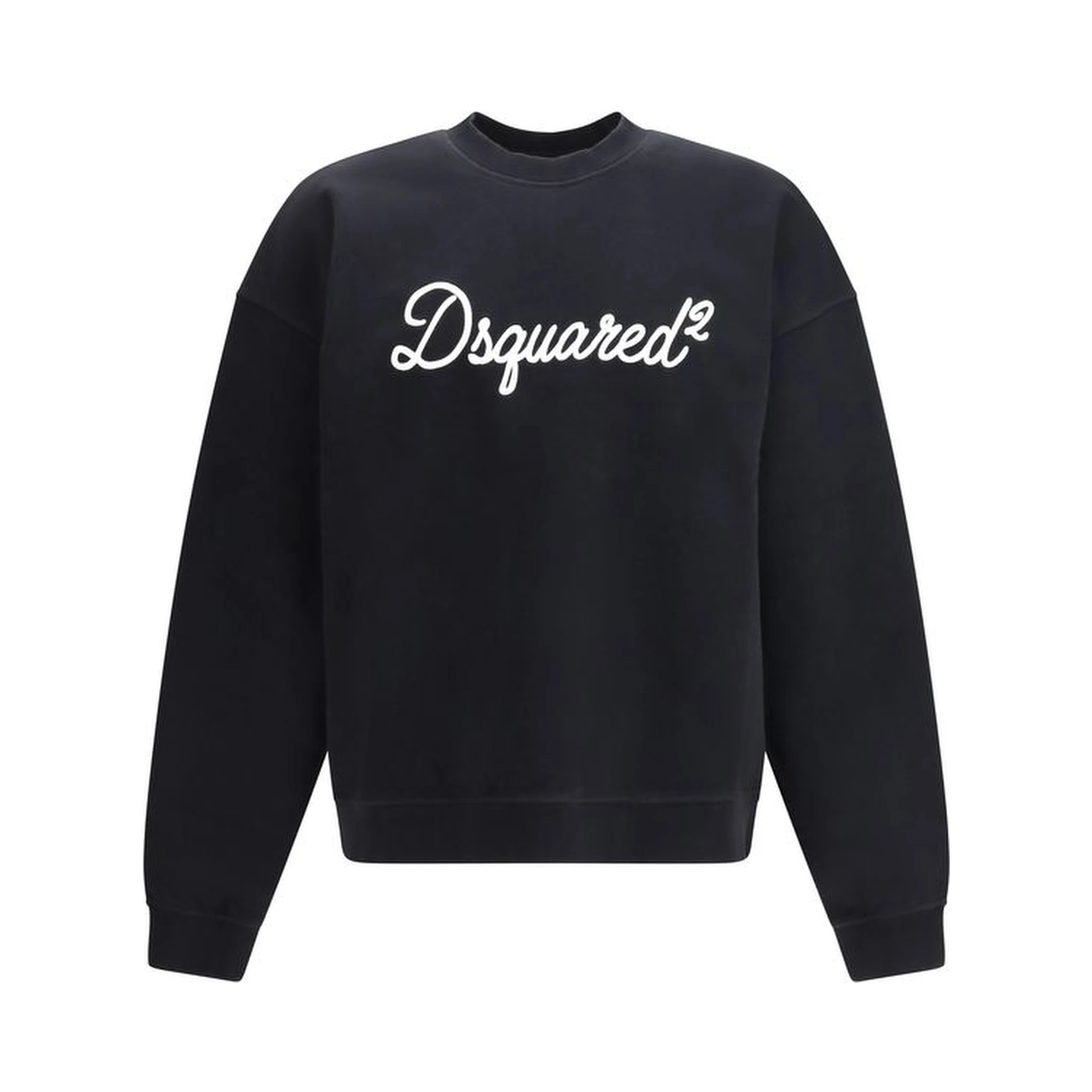 Black Cotton Sweatshirt