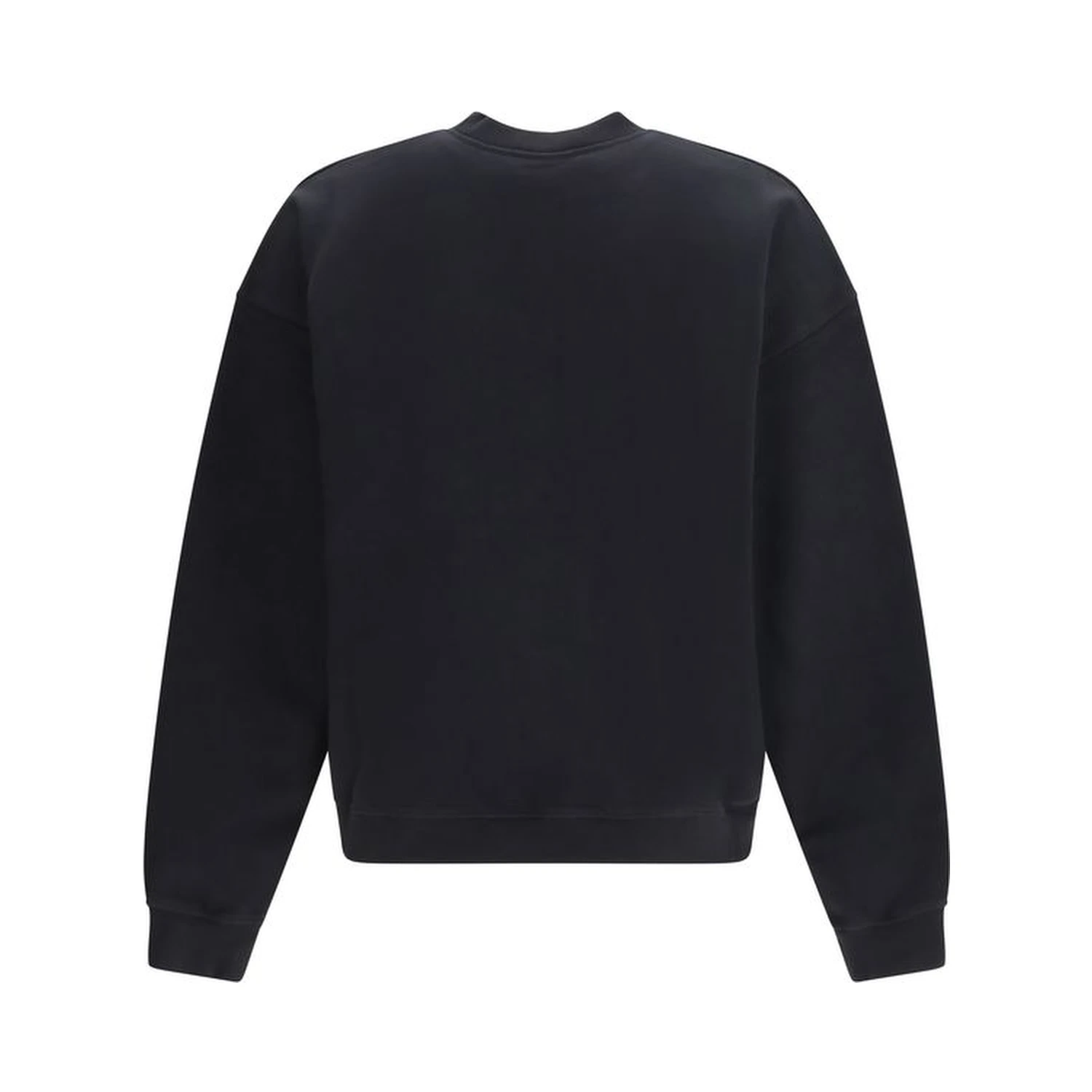 Black Cotton Sweatshirt