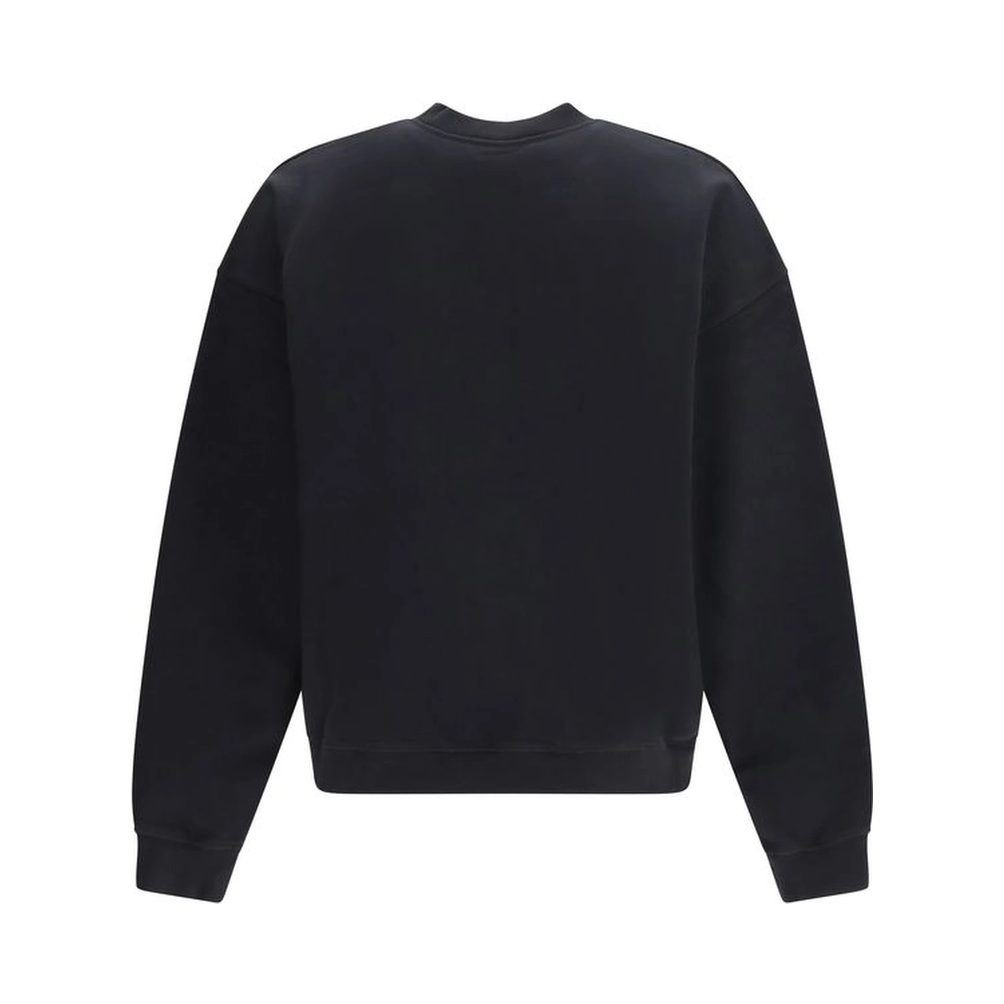 Black Cotton Sweatshirt