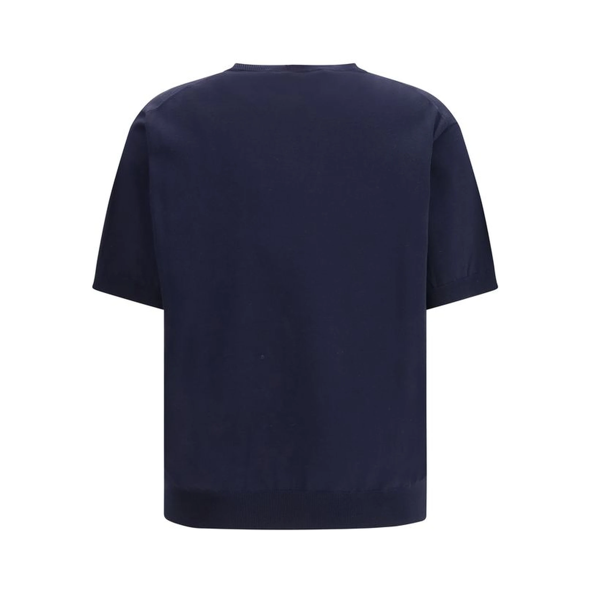 Blue Silk Sweatshirt