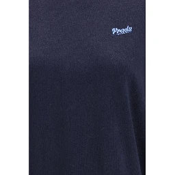 Blue Silk Sweatshirt