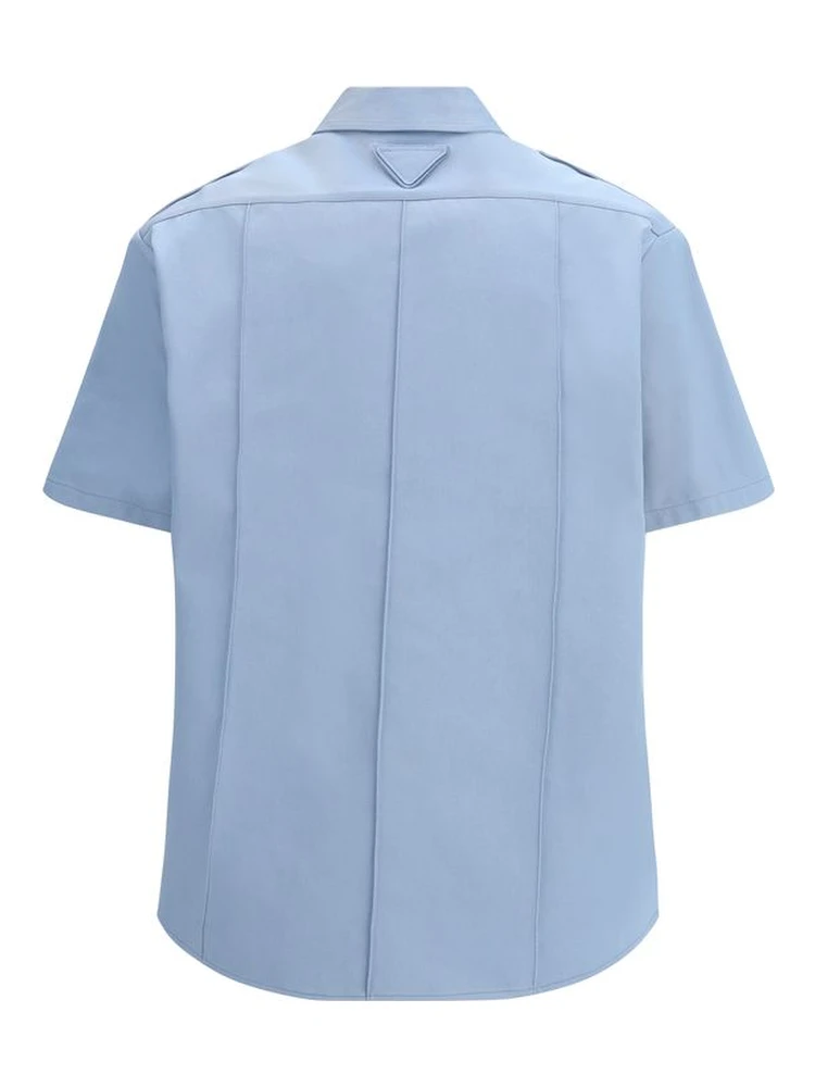 Blue Cotton Shortsleeve Shirt alternative